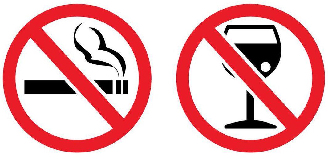 Pri rinoplastike musíte prestať fajčiť a alkohol